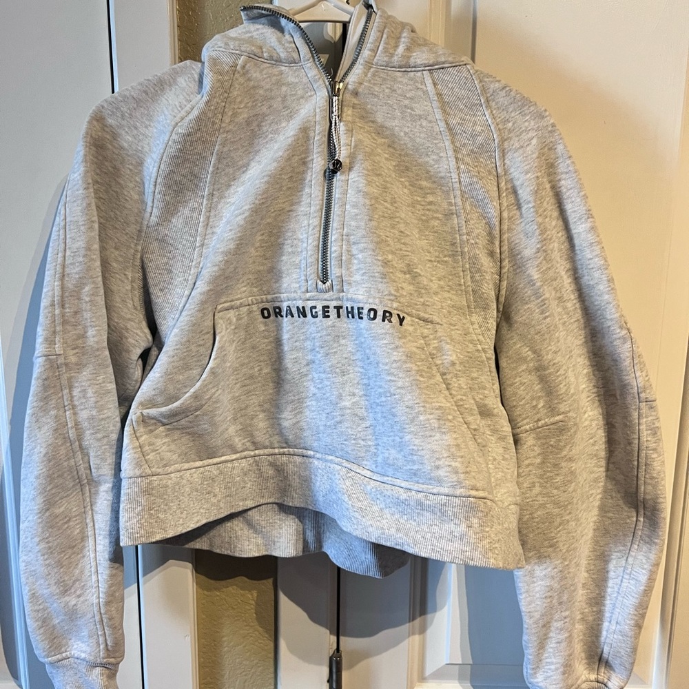 Lululemon X Orangetheory scuba hoodie half zip